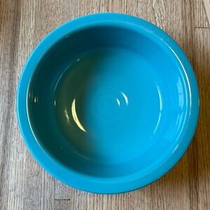 Fiestaware Turquoise Serving Bowl